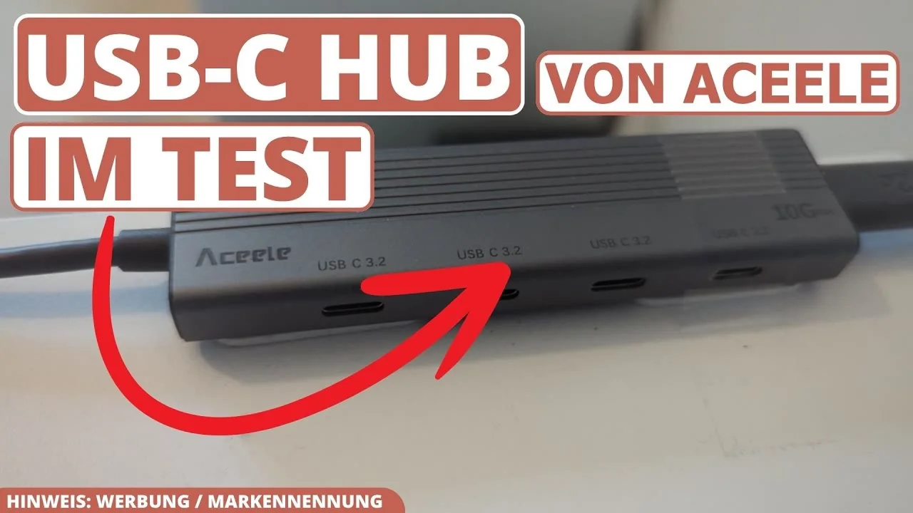 Video: Aceele USB-C-Hubs