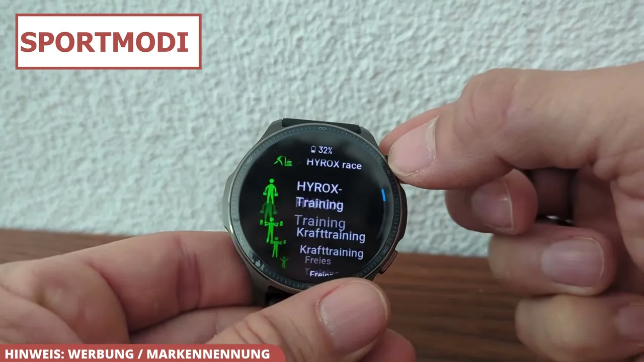 Ich denke, die riesige Auswahl an Sportmodi inklusive HYROX-Training bietet maximale Vielseitigkeit für Profisportler.
