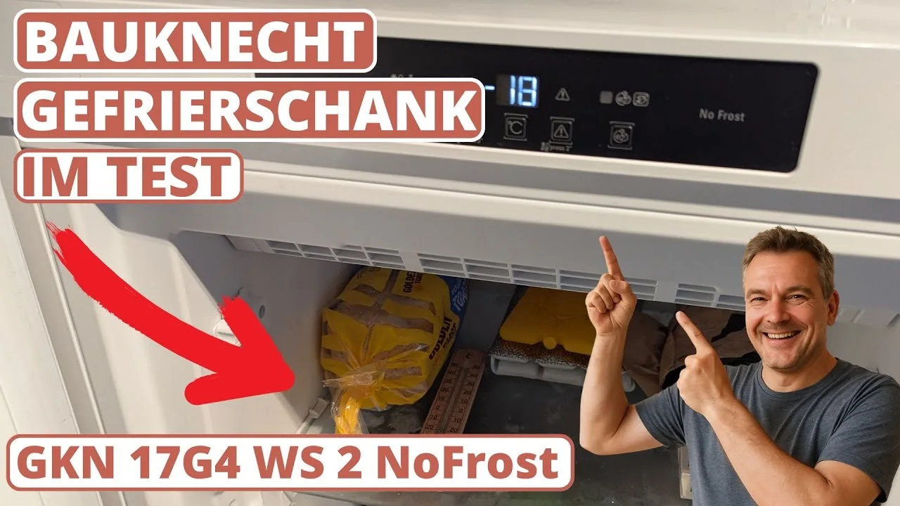 Video: Bauknecht GKN 17G4 WS 2 Gefrierschranks