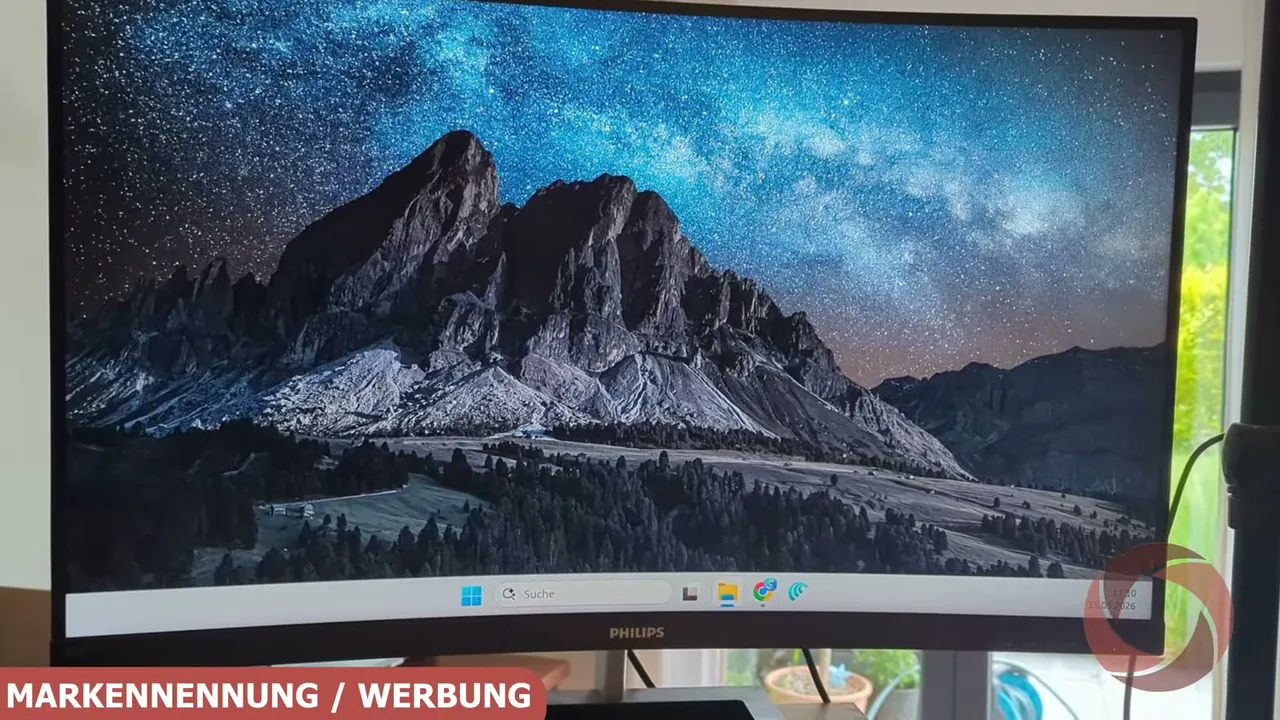 Meiner Meinung nach sorgt die 1500R-Krümmung des 32-Zoll-Displays für ein richtig immersives Erlebnis beim Arbeiten und Zocken.