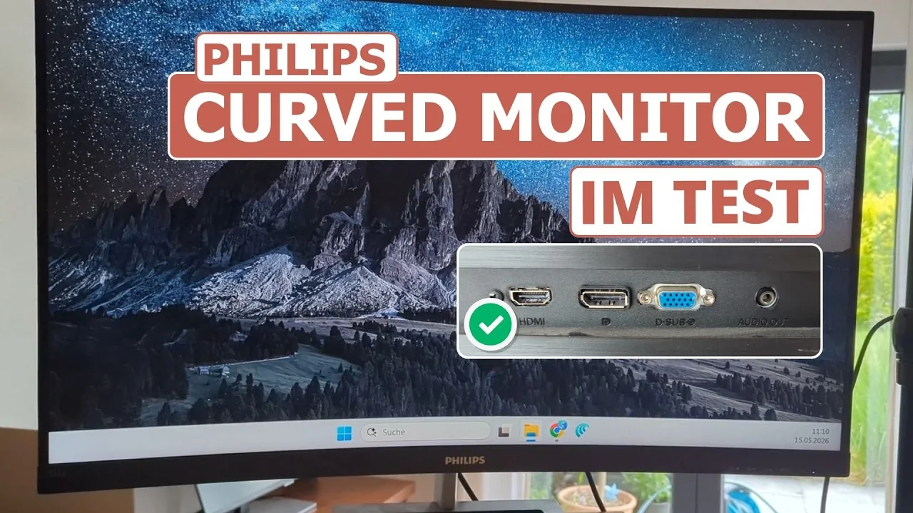 Video: Philips 325E1C Curved Monitors