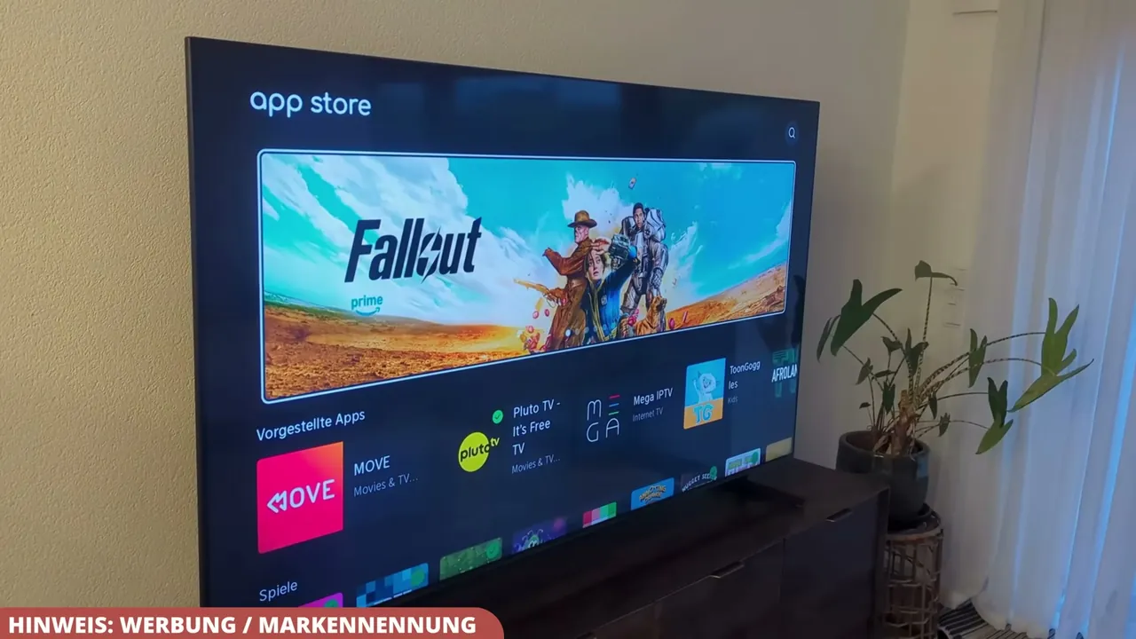 Mir gefällt der umfangreiche Hisense App Store mit seiner riesigen Auswahl an Mediatheken und Streamingdiensten richtig gut.