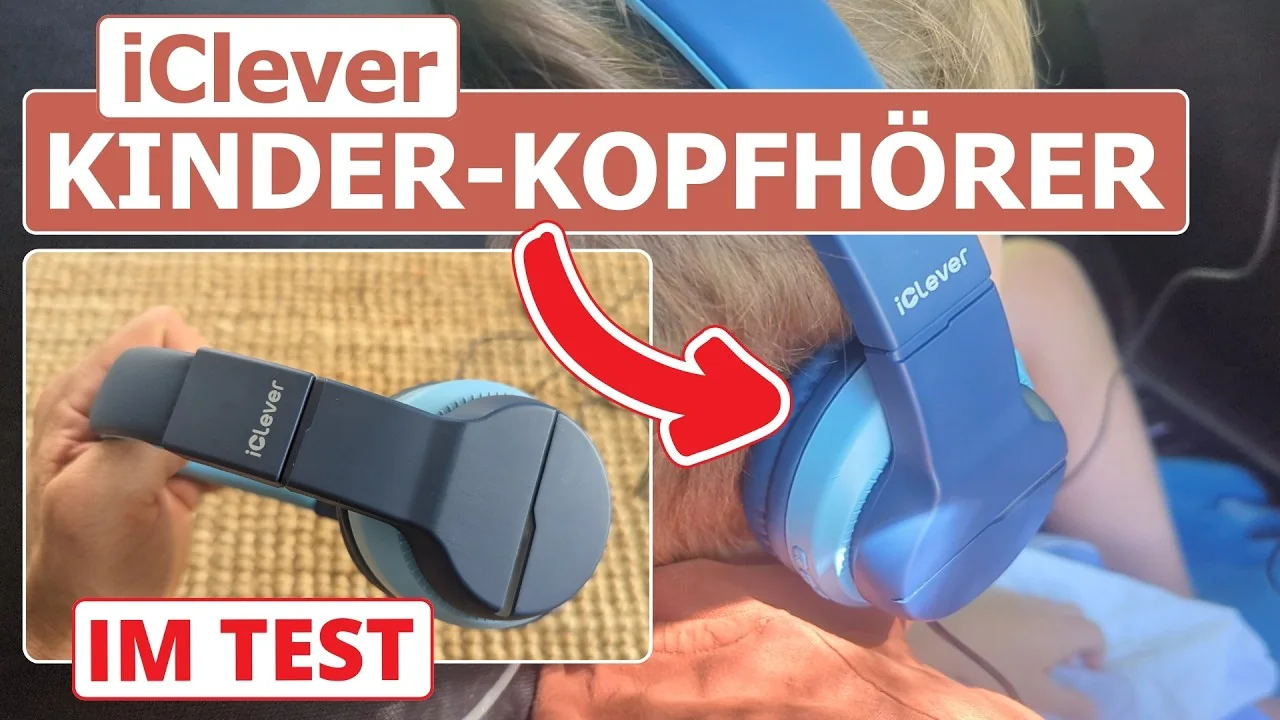 Video: iClever BTH12 Bluetooth Kinderkopfhörer