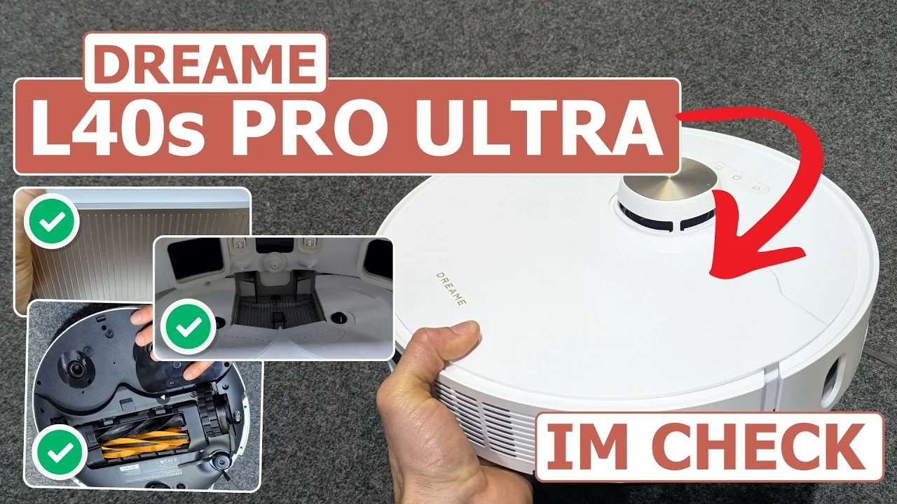 Video: Dreame L40s Pro Ultra
