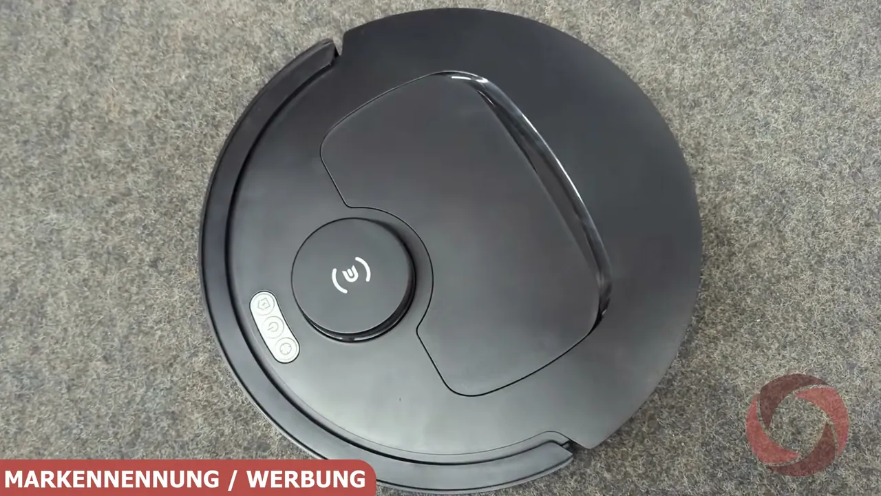 Der Ecovacs Deebot T30C Gen 2 besitzt ein kompaktes, rundes Gehäuse mit integriertem Laserturm zur Raumnavigation.