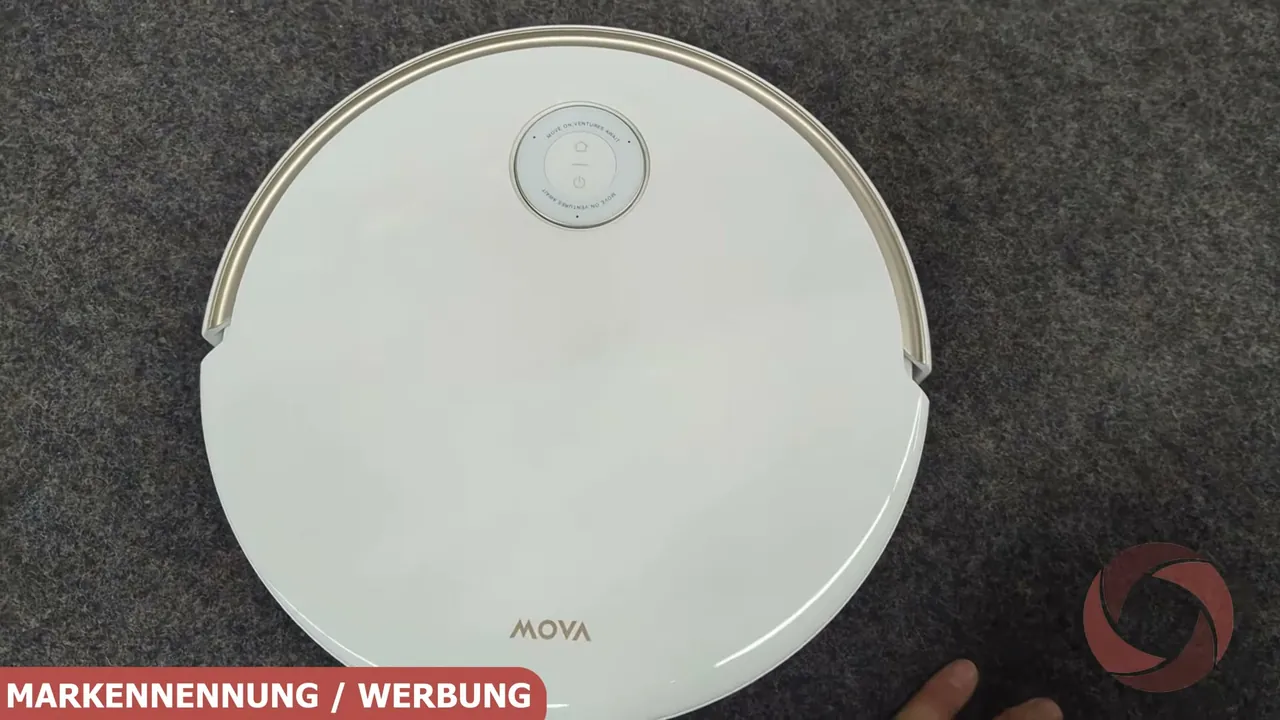 Die schlichte Oberseite des Mova Z60 Ultra Roller Complete beherbergt die zentralen Bedienelemente und die Navigation.