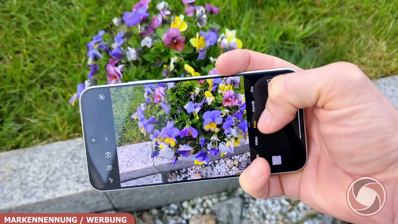 In meinem Test war ich von den scharfen und farbenfrohen Nahaufnahmen der Blumen mit der Hauptkamera wirklich begeistert.