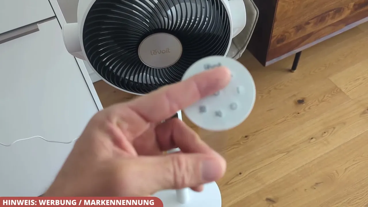 Ich finde die handliche Fernbedienung extrem praktisch, um bequem durch alle 12 Geschwindigkeitsstufen zu schalten.