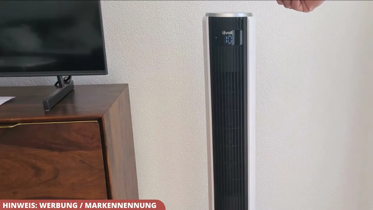 In meinem Test überzeugen mich das schlichte Design und das übersichtliche LED-Display mit den 12 wählbaren Geschwindigkeitsstufen.
