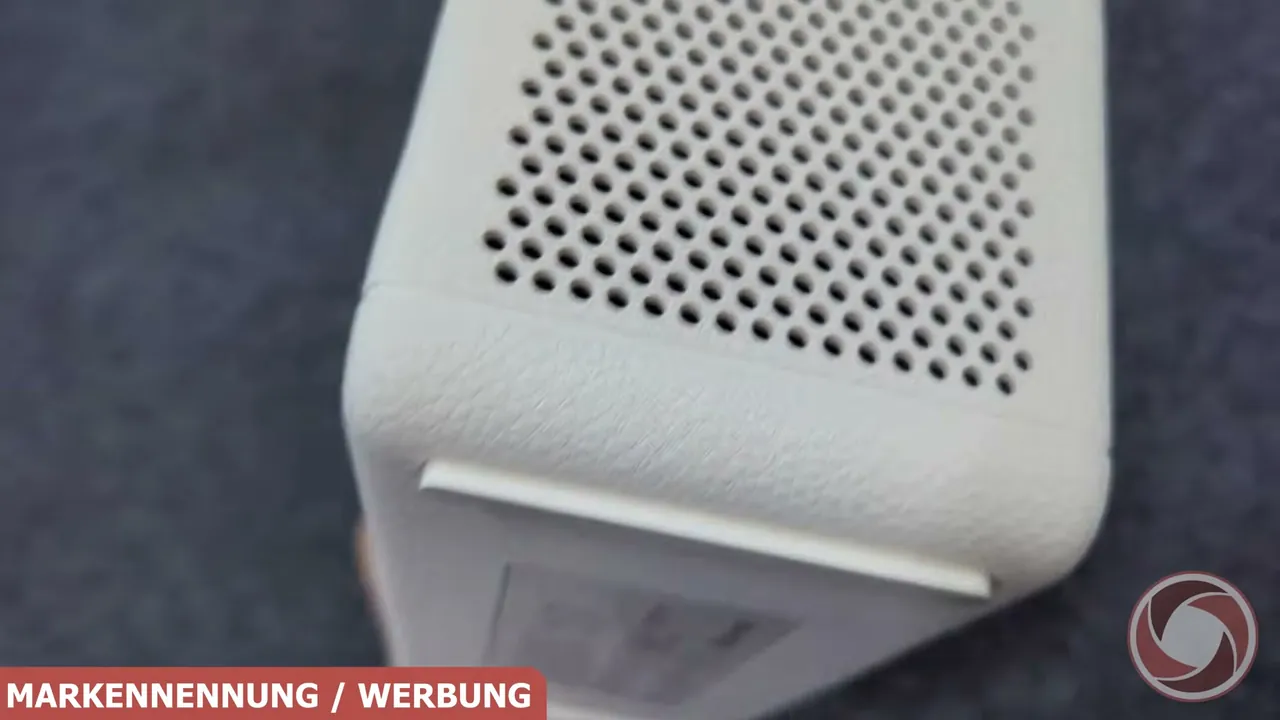 Das rundum geschützte Gehäuse sorgt für True Stereophonic 360°-Sound, damit Musik aus jedem Winkel optimal klingt.