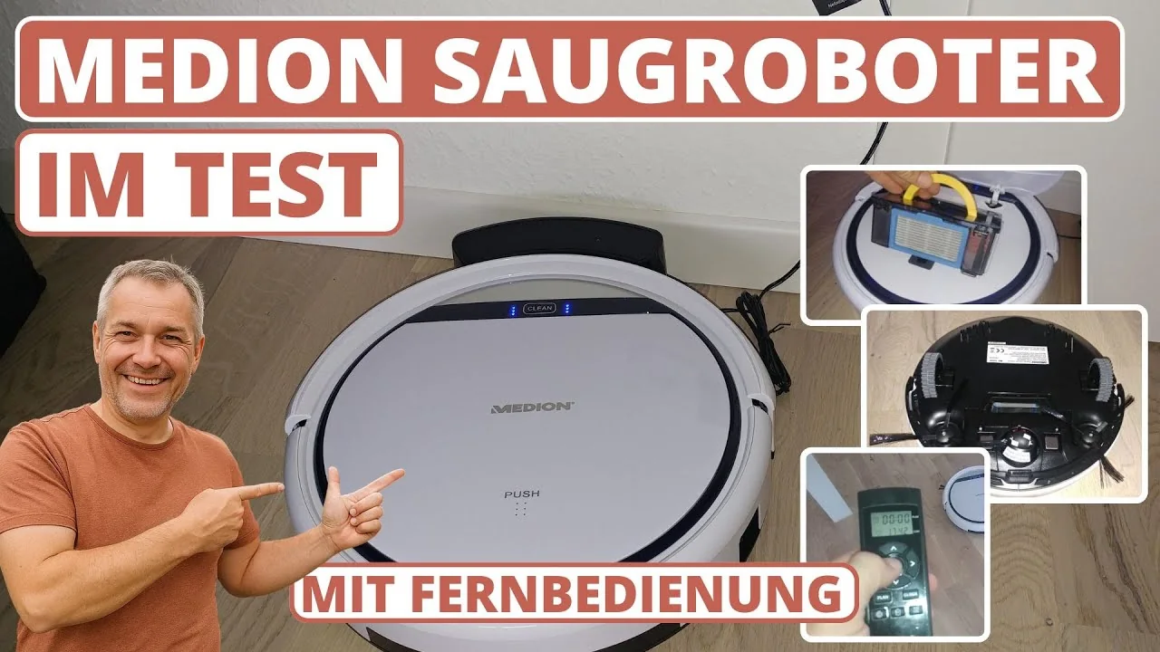 Video: MEDION Saugroboters E32 SW