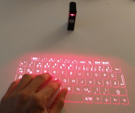 Laser Tastatur Test 3