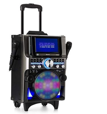 Kinder Karaoke Anlage Maschine Set HiFi Musikanlage TFT Farbdisplay Lautsprecher 