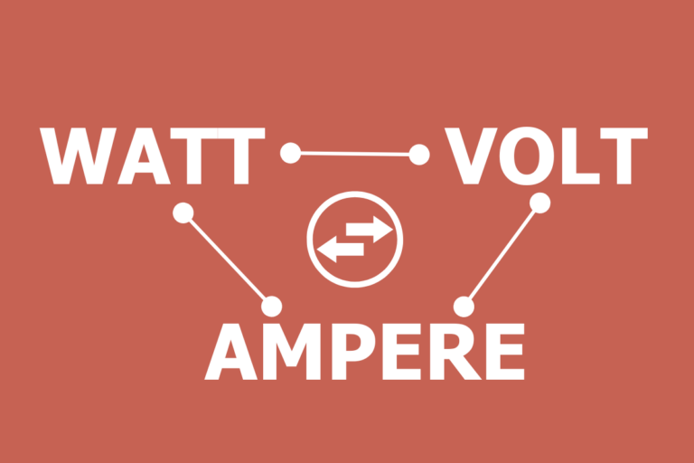 Watt / Ampere / Volt umrechnen