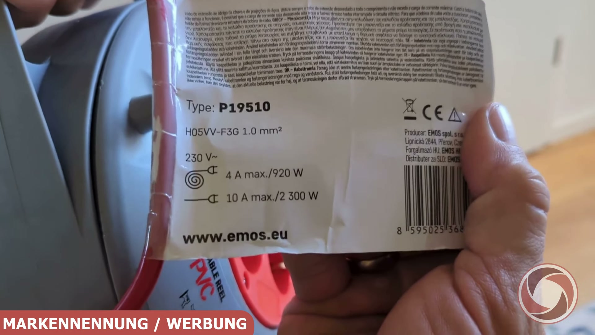 Der ergonomische Tragegriff hat sich in meinem Test als super praktisch für den schnellen Transport erwiesen.