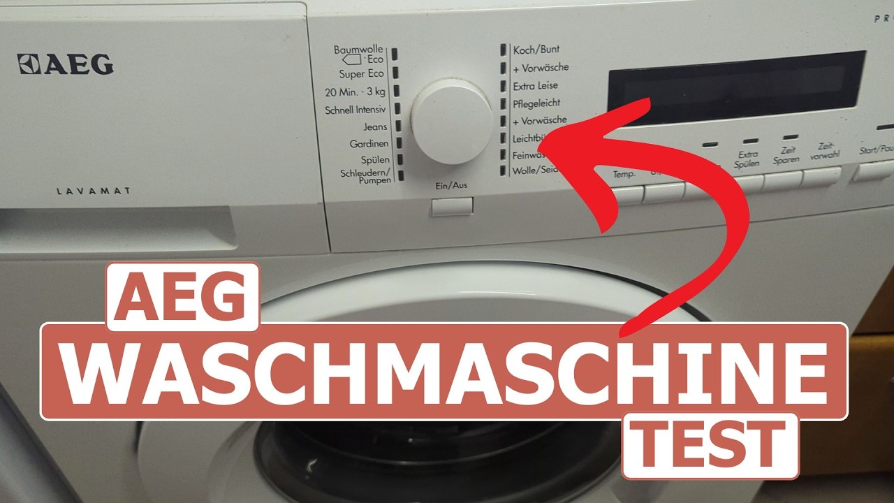 AEG Serie 6000 Waschmaschine im Test