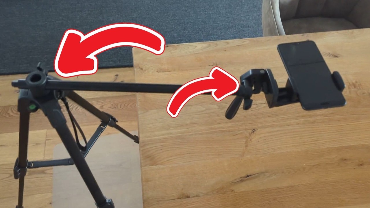 Handy-Stativ im Test - Mit Horizontalarm für Overhead-Aufnahmen